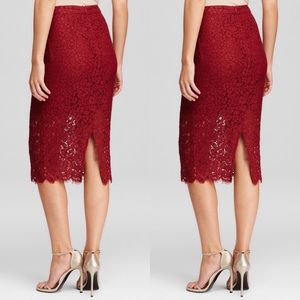 American Threads | Crochet Lace Pencil Skirt